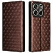 Чехол Deexe Rhombus Book для ZTE Nubia V70 - Brown (381500Z)