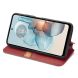 Чохол Deexe Rhombus Wallet для Motorola Moto G24 Power - Red (347906R). Фото 3 з 6