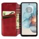 Чохол Deexe Rhombus Wallet для Motorola Moto G24 Power - Red (347906R). Фото 2 з 6