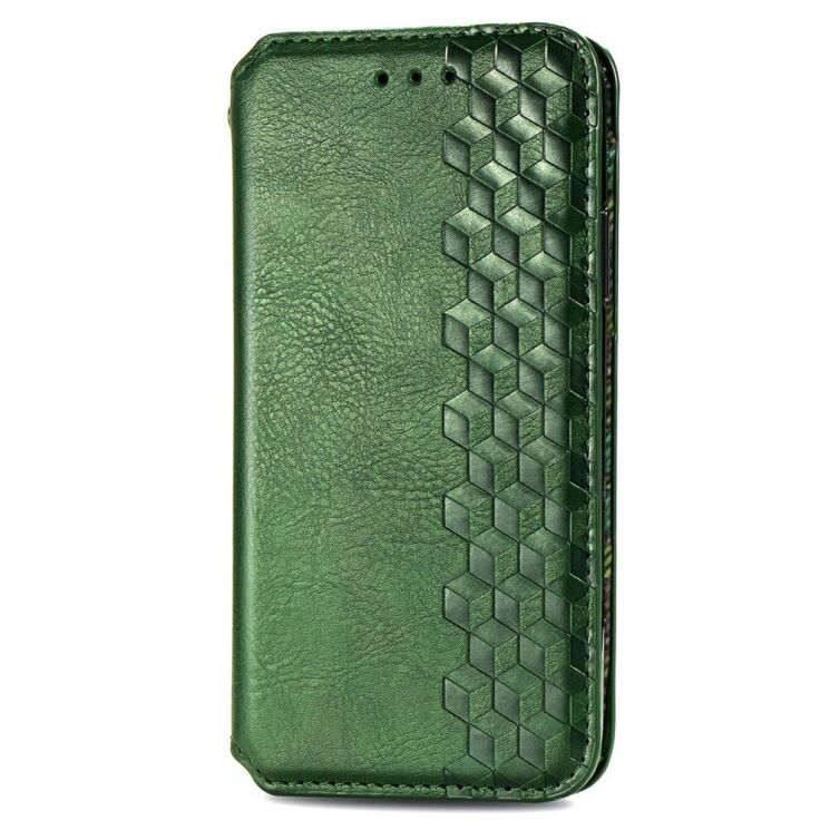 Чехол Deexe Rhombus Wallet для OPPO A3x / A3 / A40m - Green: фото 4 из 9
