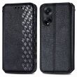 Чехол Deexe Rhombus Wallet для OPPO A98 - Black (328437B)