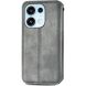 Чехол Deexe Rhombus Wallet для OPPO Reno 16 / 16 Pro - Grey (413215H). Фото 5 из 12