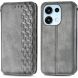 Чехол Deexe Rhombus Wallet для OPPO Reno 16 / 16 Pro - Grey (413215H). Фото 1 из 12