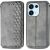 Чехол Deexe Rhombus Wallet для OPPO Reno 16 / 16 Pro - Grey: фото 1 из 12