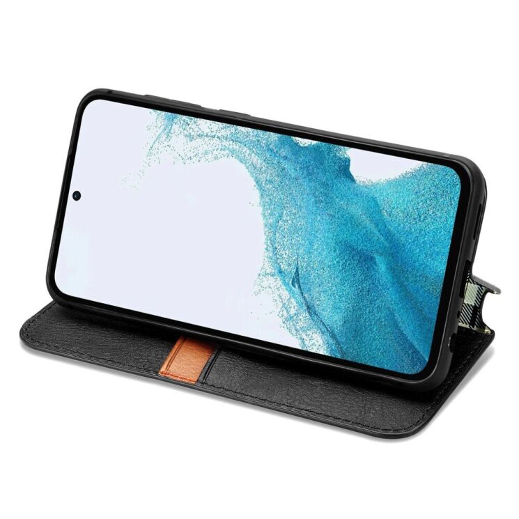 Чехол Deexe Rhombus Wallet для Samsung Galaxy A36 (A366) / A56 (A566) - Black: фото 3 из 9