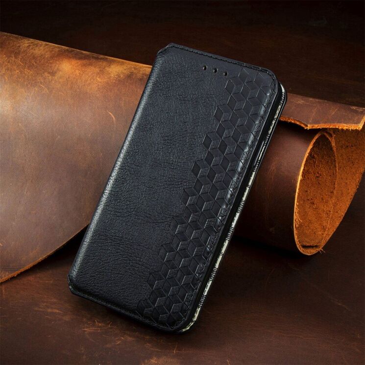 Чехол Deexe Rhombus Wallet для Samsung Galaxy A36 (A366) / A56 (A566) - Black: фото 6 из 9