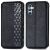 Чехол Deexe Rhombus Wallet для Samsung Galaxy A36 (A366) / A56 (A566) - Black: фото 1 из 9