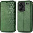 Чехол Deexe Rhombus Wallet для Xiaomi Redmi Note 13 Pro+ - Green (340572G)