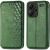 Чехол Deexe Rhombus Wallet для Xiaomi Redmi Note 13 Pro+ - Green: фото 1 из 6