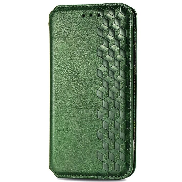 Чехол Deexe Rhombus Wallet для Xiaomi Redmi Note 13 Pro+ - Green: фото 4 из 6