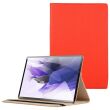 Чехол Deexe Rotation для Samsung Galaxy Tab S7 FE (T730/T736) - Red (252218R)