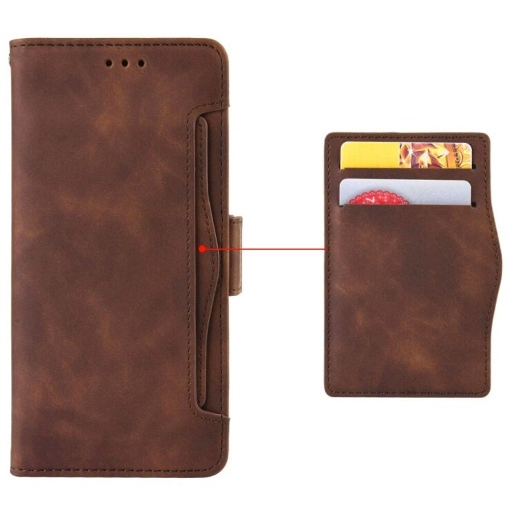Чехол Deexe Wallet Stand для Google Pixel 9a - Brown: фото 6 из 7