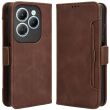 Чехол Deexe Wallet Stand для Infinix Hot 40 / 40 Pro - Brown (344703Z)