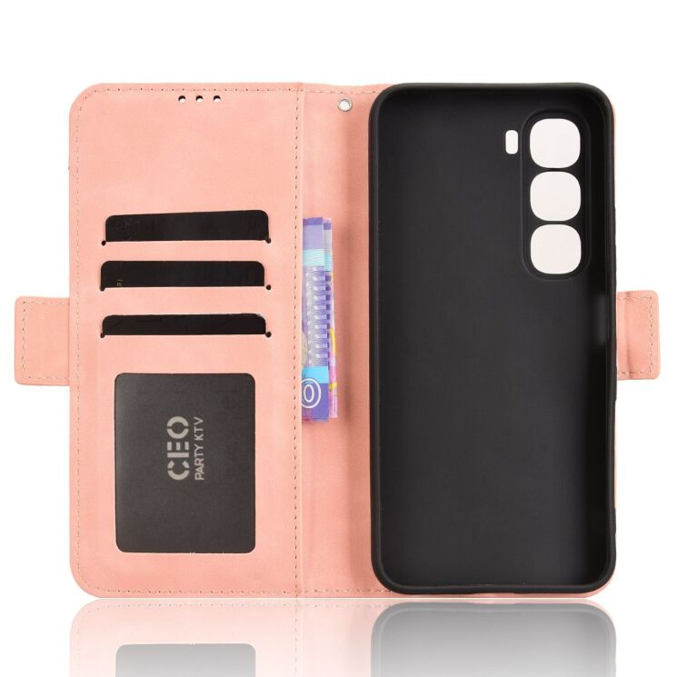 Чохол Deexe Wallet Stand для Infinix Hot 60і - Pink: фото 4 з 7