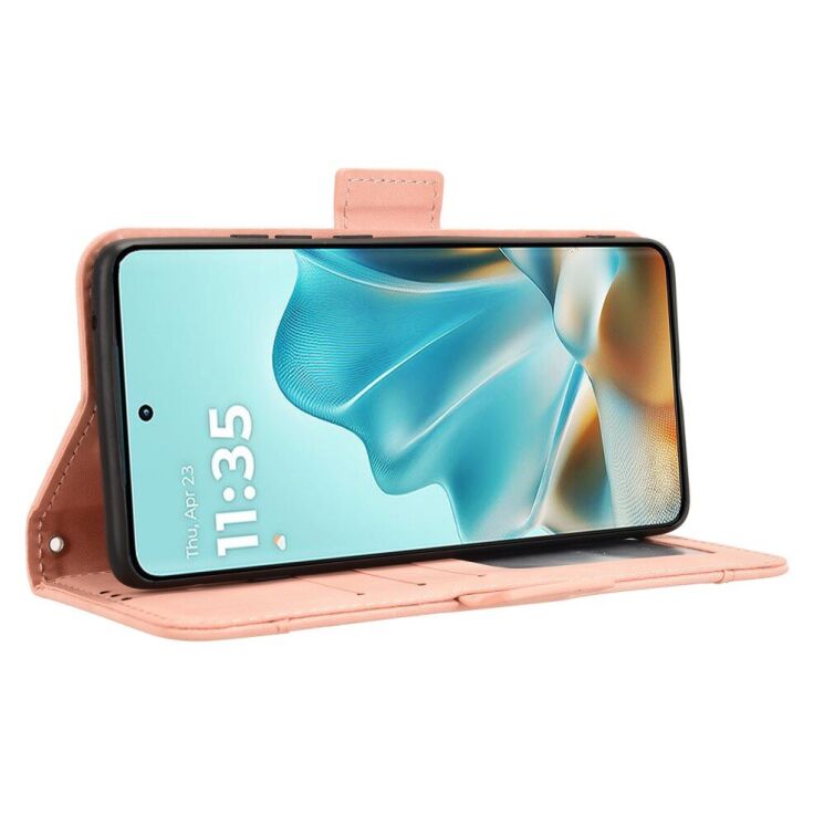 Чехол Deexe Wallet Stand для Motorola Edge 60 / Edge 60 Fusion - Pink: фото 6 из 13
