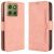 Чохол-книжка з кишеньками Deexe Wallet Stand для Motorola Edge 70 - Pink: фото 1 з 15