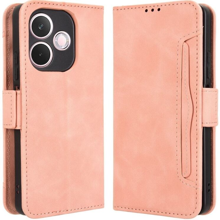 Чехол Deexe Wallet Stand для Oppo A5 Pro (4G/5G) - Pink: фото 1 из 7
