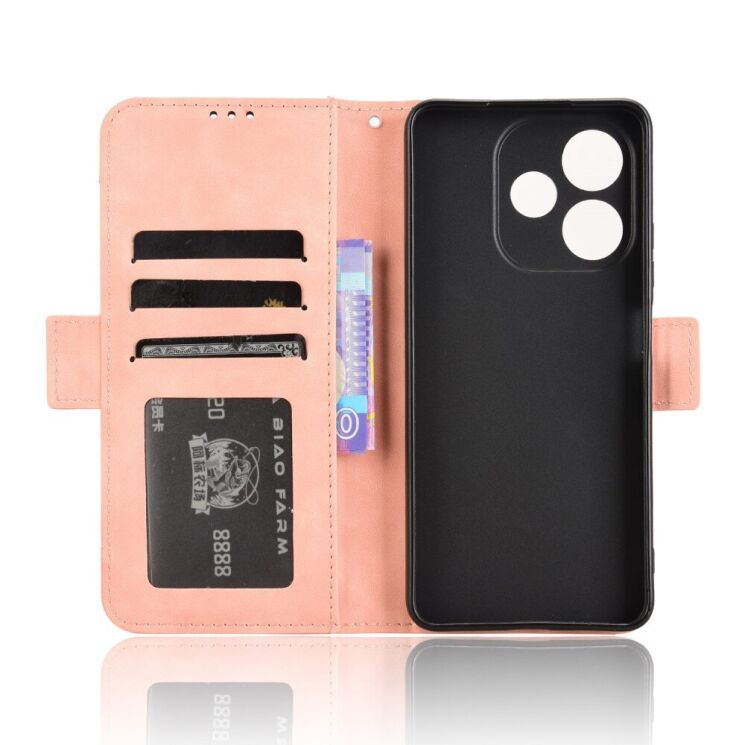 Чехол Deexe Wallet Stand для Oppo A5 Pro (4G/5G) - Pink: фото 2 из 7