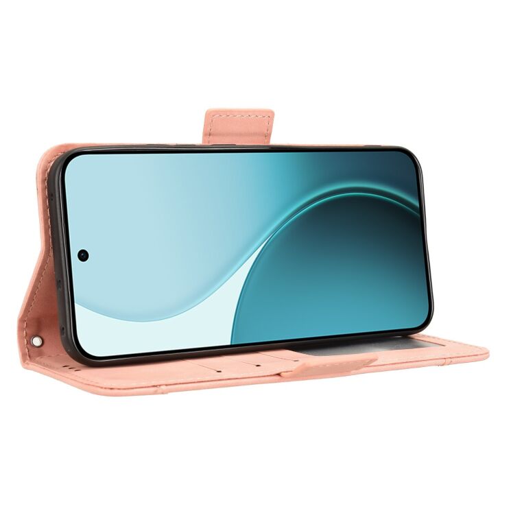 Чохол Deexe Wallet Stand для OPPO Reno 14 F/FS - Pink: фото 6 з 15