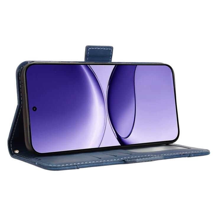 Чехол Deexe Wallet Stand для Xiaomi Poco F7 - Blue: фото 7 из 13