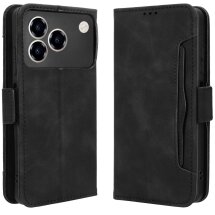 Чехол Deexe Wallet Stand для ZTE Blade A76 - Black: фото 1 из 15