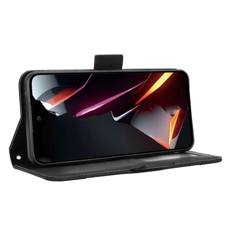 Чехол-книжка с кармашками Deexe Wallet Stand для ZTE Nubia Neo 2 - Black: фото 14 из 15