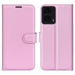 Чехол-книжка Deexe Book Type для Motorola Moto G24 / G04 / G04s / E14 - Pink (347824P)