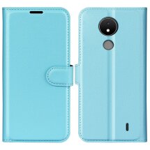 Чехол-книжка Deexe Book Type для Nokia C21 - Blue: фото 1 из 7
