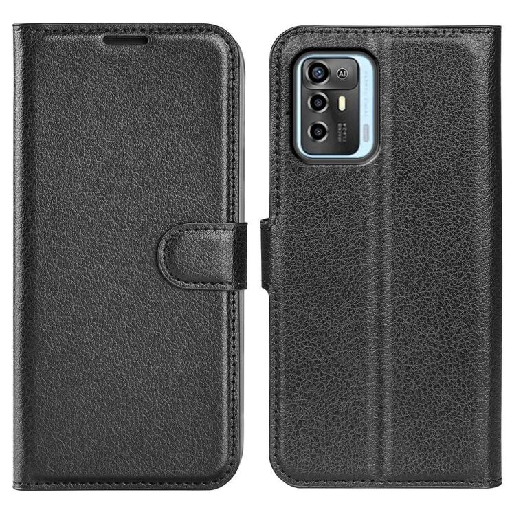 Чехол-книжка Deexe Book Type для ZTE Blade A72 5G - Black: фото 1 из 8