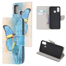 Чохол-книжка Deexe Color Wallet для Motorola Moto G60 - Butterfly: фото 1 з 8