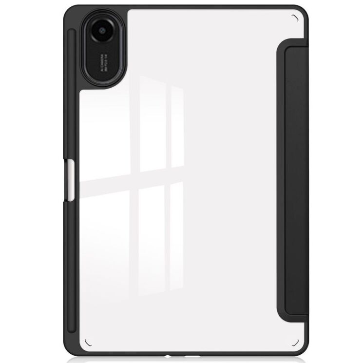 Чехол-книжка Deexe Crystal Back для Xiaomi Redmi Pad 2 - Black: фото 2 из 8