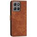 Чехол-книжка Deexe Lines Series для Motorola Moto G15 - Brown (372627Z). Фото 5 из 11