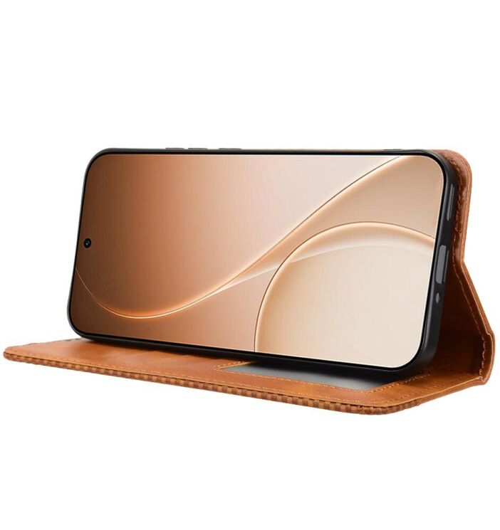Чохол-книжка Deexe Retro Style для OPPO Reno 15 Pro - Brown (405602Z) Чохол-книжка Deexe Retro Style для OPPO Reno 15 Pro - Brown: фото 6 з 18