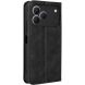 Чехол-книжка Deexe Retro Style для TECNO Spark 50 - Black (432403B). Фото 8 из 19