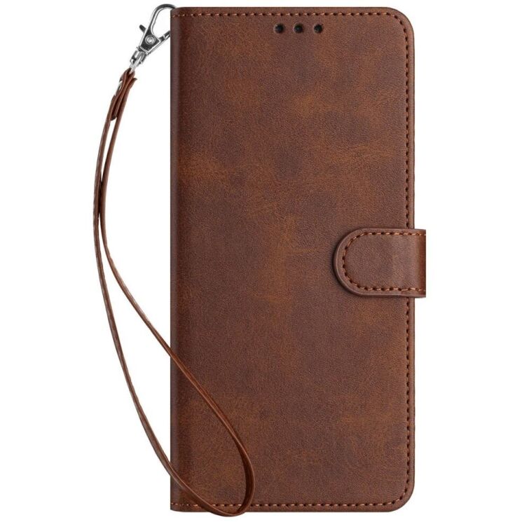 Чохол-книжка Deexe Stage Case для Infinix Hot 40 / 40 Pro / Tecno Spark 20 Pro - Brown: фото 2 з 10