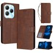 Чохол-книжка Deexe Stage Case для Infinix Hot 40 / 40 Pro / Tecno Spark 20 Pro - Brown (344729Z)