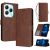 Чехол-книжка Deexe Stage Case для Infinix Hot 40 / 40 Pro / Tecno Spark 20 Pro - Brown: фото 1 из 10