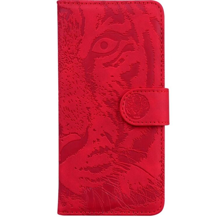Чехол-книжка Deexe Tiger для OPPO Reno 12 F/FS - Red: фото 5 из 7