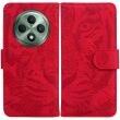 Чехол-книжка Deexe Tiger для OPPO Reno 12 F/FS - Red (360106R)