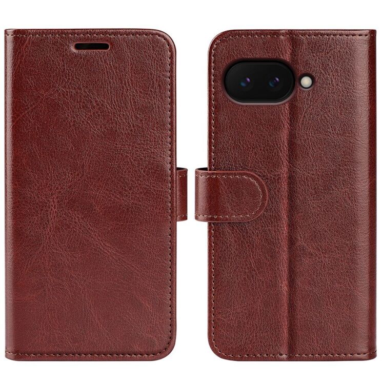 Чехол-книжка Deexe Wallet Style для Google Pixel 9a - Brown: фото 1 из 9