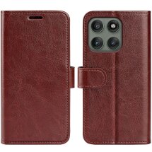 Чохол-книжка Deexe Wallet Style для Motorola Edge 60 Pro - Brown: фото 1 з 9