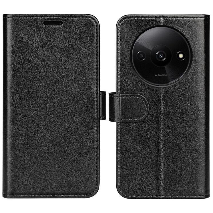 Чехол-книжка Deexe Wallet Style для Xiaomi Redmi A3 - Black: фото 1 из 7