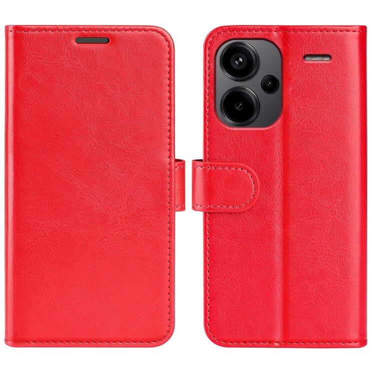 Чохол-книжка Deexe Wallet Style для Xiaomi Redmi Note 13 Pro+ - Red: фото 1 з 5