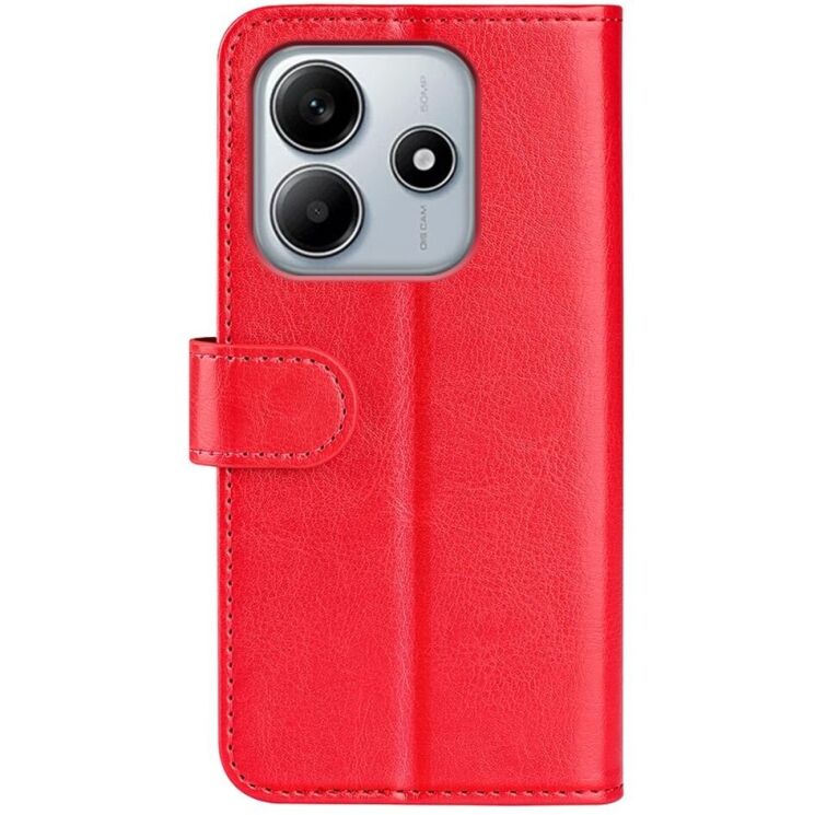 Чехол-книжка Deexe Wallet Style для Xiaomi Redmi Note 14 5G - Red: фото 6 из 9