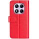 Чехол-книжка Deexe Wallet Style для Xiaomi Redmi Note 14 Pro - Red (373509R). Фото 5 из 7