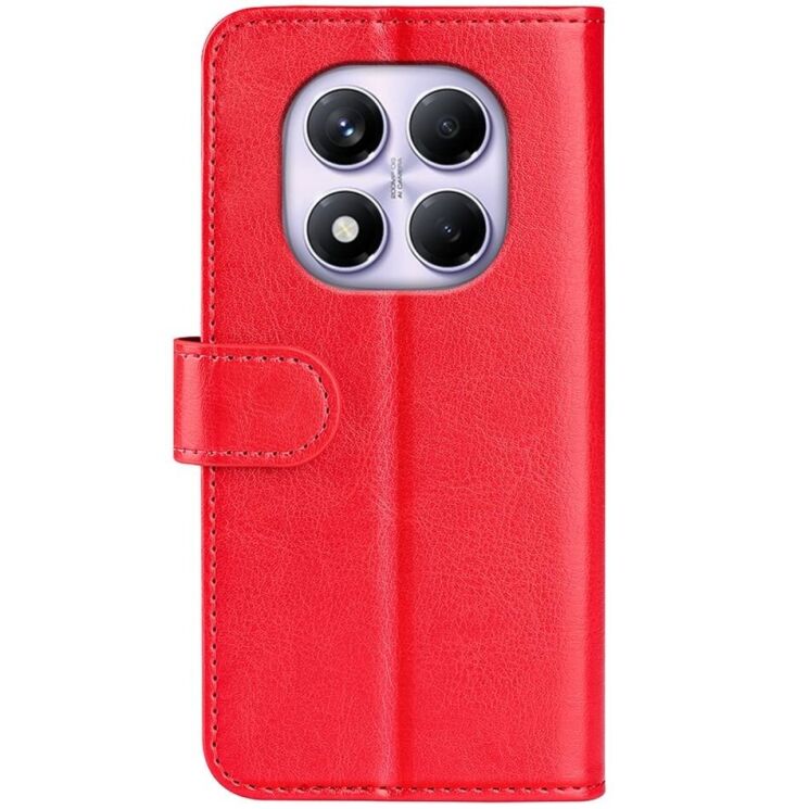 Чехол-книжка Deexe Wallet Style для Xiaomi Redmi Note 14 Pro - Red: фото 5 из 7