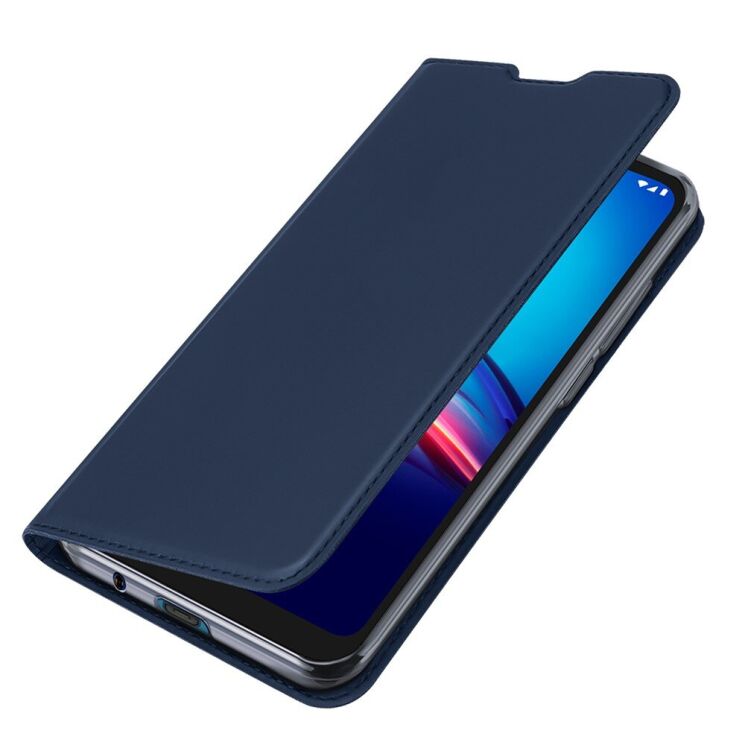 Чехол-книжка DUX DUCIS Skin Pro для Motorola Moto E6S / Moto E6i - Dark Blue: фото 3 из 14