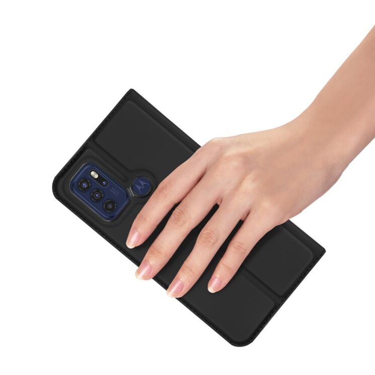 Чехол-книжка DUX DUCIS Skin Pro для Motorola Moto G60s - Blue: фото 7 из 16