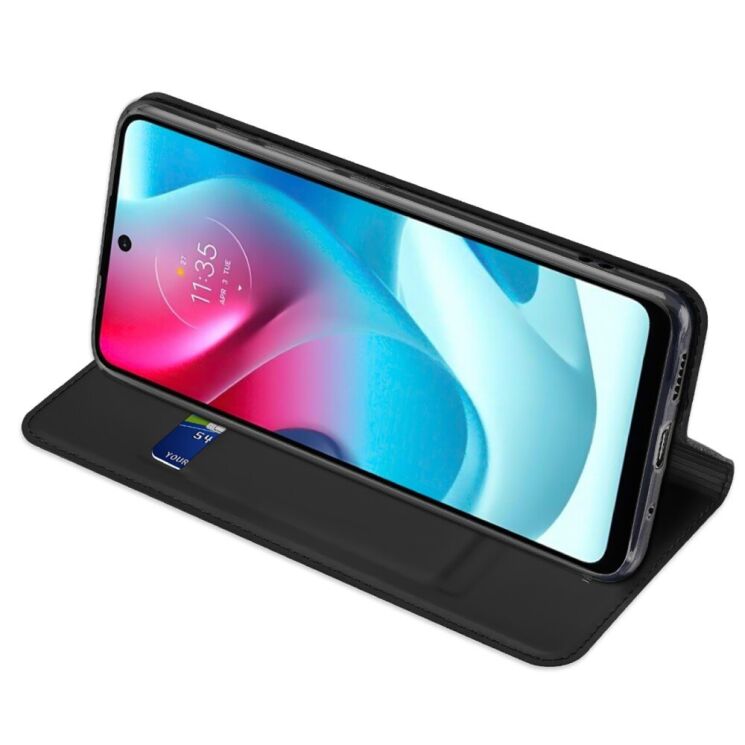 Чехол-книжка DUX DUCIS Skin Pro для Motorola Moto G60s - Black: фото 4 из 16