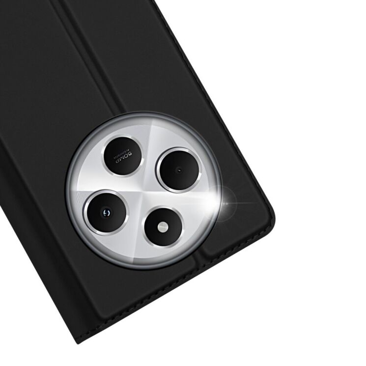Чехол-книжка DUX DUCIS Skin Pro для Xiaomi Redmi 14C / Redmi A4 5G / Poco C75 - Black: фото 3 из 10
